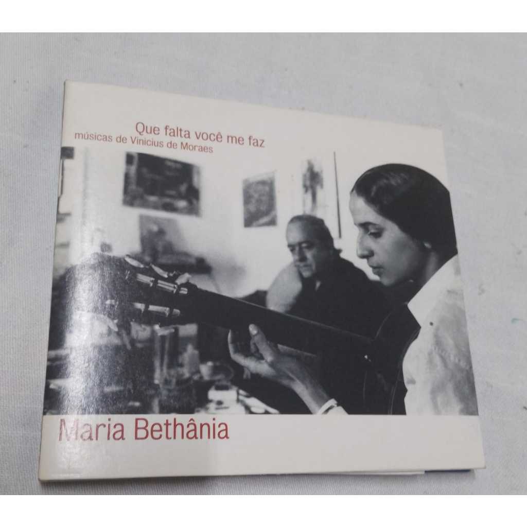 CD Que Falta Você Me Faz - Músicas De Vinicius De Moraes - Maria Bethânia ( 29831 )