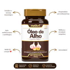 Óleo de Alho em Capsulas 750mg