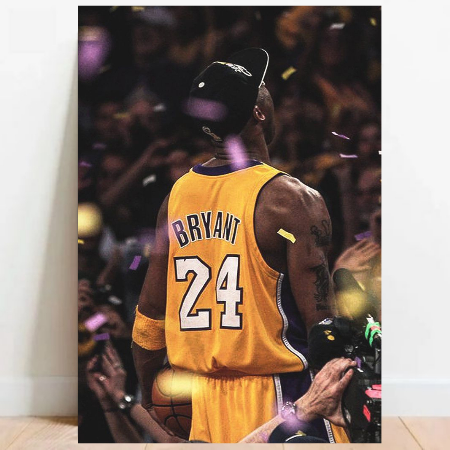 Quadro Placa Decorativa Kobe Bryant Lenda Basquete NBA jogador Esporte 011