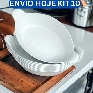 Kit 10 Petisqueira Barquinha Canoa Petiscos Churrasco Festa Frios Para Servir Amendoim Ca…