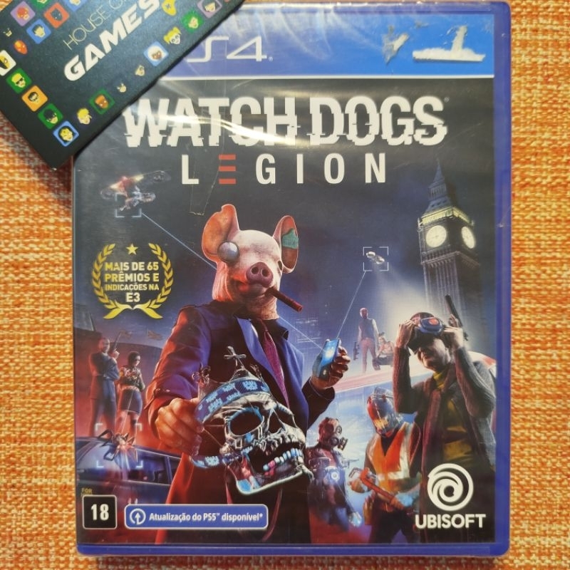 Game Watch Dogs Legion Ps4 Midia Física Lacrado Original