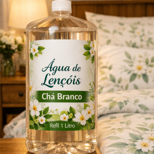 🌿 Água de Lençóis - Chá Branco – 1 Litro Refil ✨