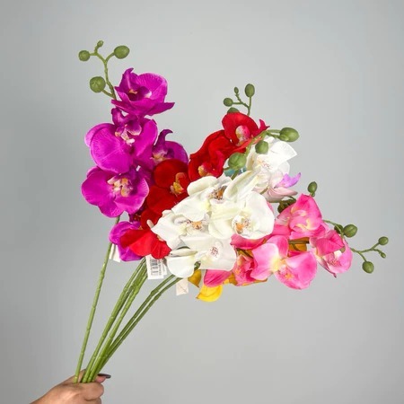 Orquídea Artificial Decorativa para Festas, Casamentos e Decoração de Ambientes - HS801650