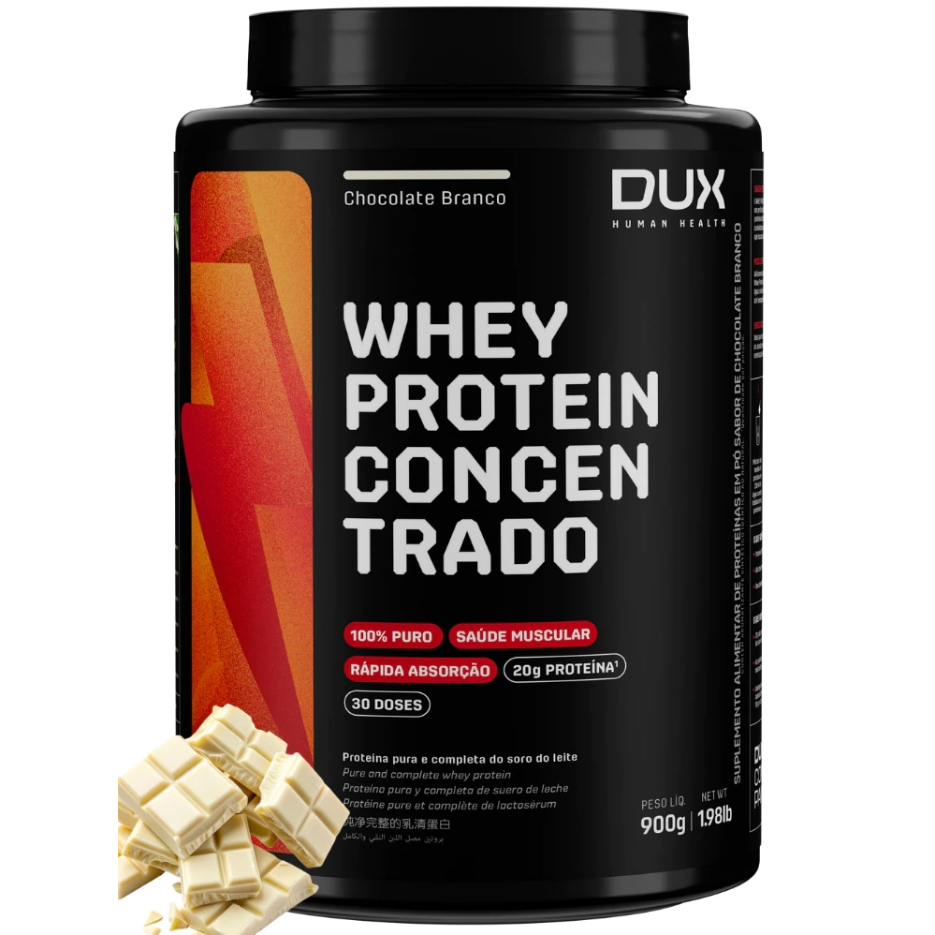 Whey Protein Concentrado 900g Dux Nutrition Human Health
