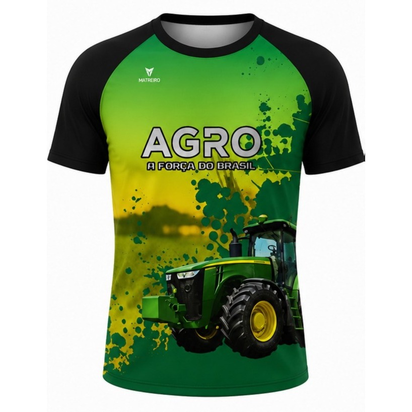 Camisa Agro Proteção Solar Uv50+ Matreiro Manga Curta Trator