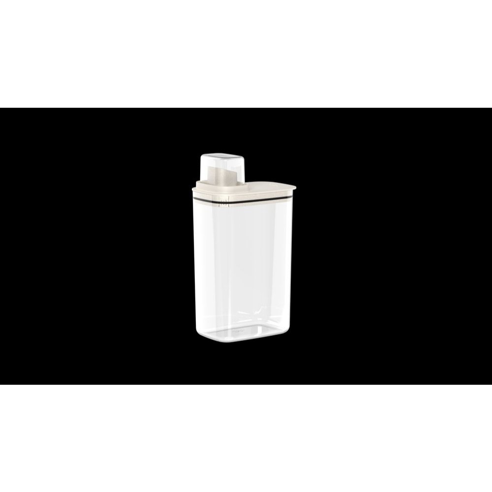 Dispenser Porta Sabao Liquido Em Po Amaciante 2,3l Com Tampa Dosadora