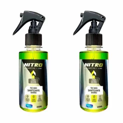 Kit 1 ou 2 Cheirinho Sanitizante Bambu/Carro Novo/Bom ar/Fresh/ Santorine Elimina Odores e Bactérias Para Carro e Casa