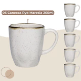 Jogo de 6 canecas Oxford Ryo Maresia 260 ml