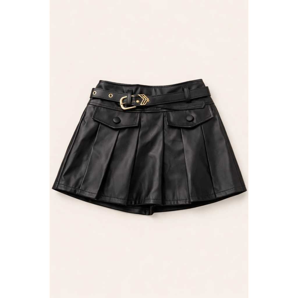 🖤👑 Saia Short Courino Saia Short Infantil Feminina Courino Fashion Menina