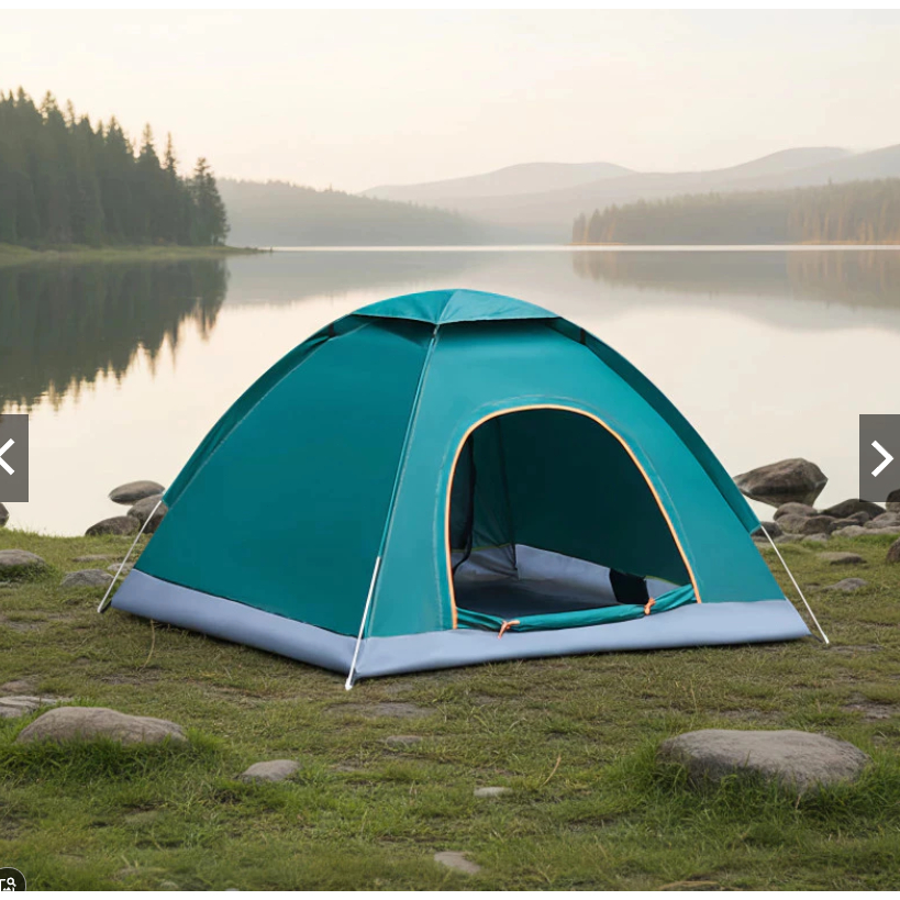 Barraca De Camping Automática 2-3 Pessoas Impermeável Resistente À Chuva Tenda Ao Ar Livre