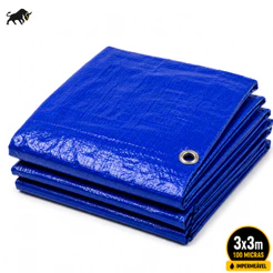 Lona Impermeável 3x3 100 Micras Reforçada Proteção Contra Chuva UV Brava Adventure Caminhoneiro