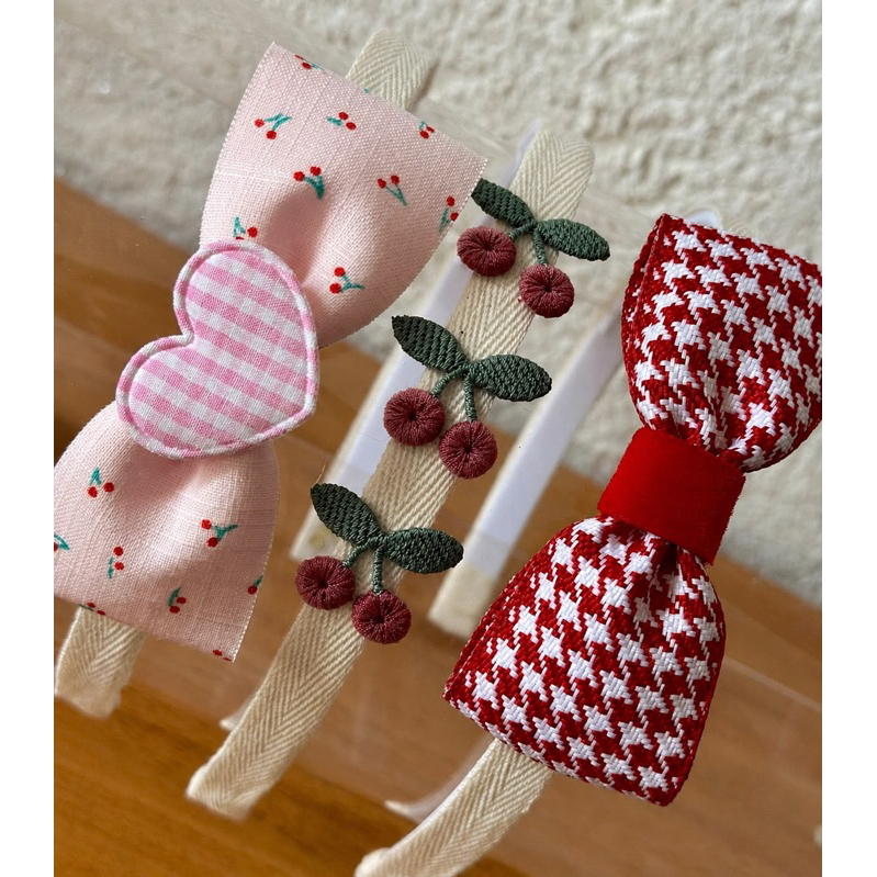 Tiara cereja infantil | Tiara infantil | Arquinho infantil