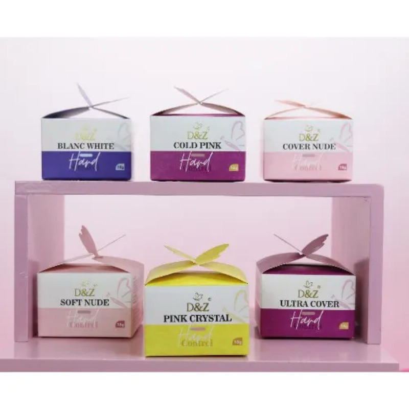 Gel de Alongamento D&Z Borboleta 18g com Fórmula Resistente para Unhas