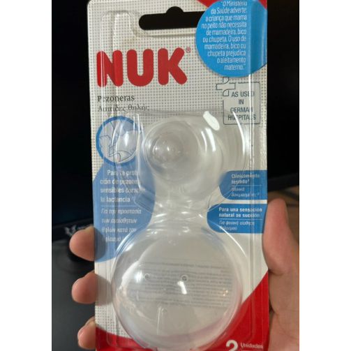 PROTETOR DE MAMILO NUK COM 2UN SILICONE ERGONÔMICO CONFORTO E PROTEÇÃO