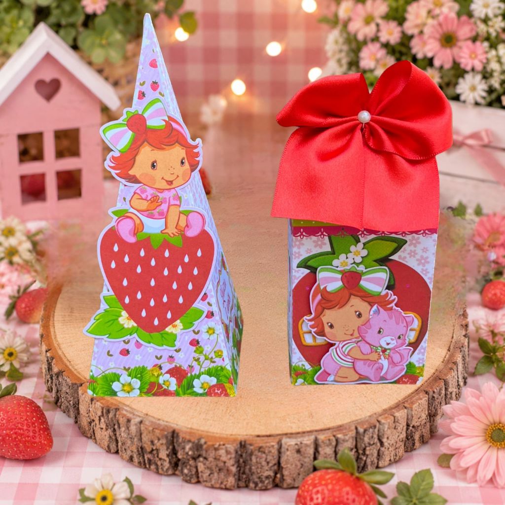 Lembrancinha Personalizadas Moranguinho Baby kit 20 lembrancinha/caixinha personalizada infantil aniversario moranguinho