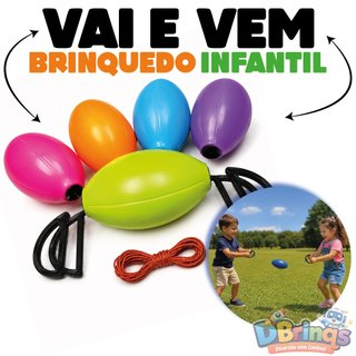 Vai e Vem Grande Brinquedo Divertido e Educativo Para Crianças Diversas Cores Menino Meni…