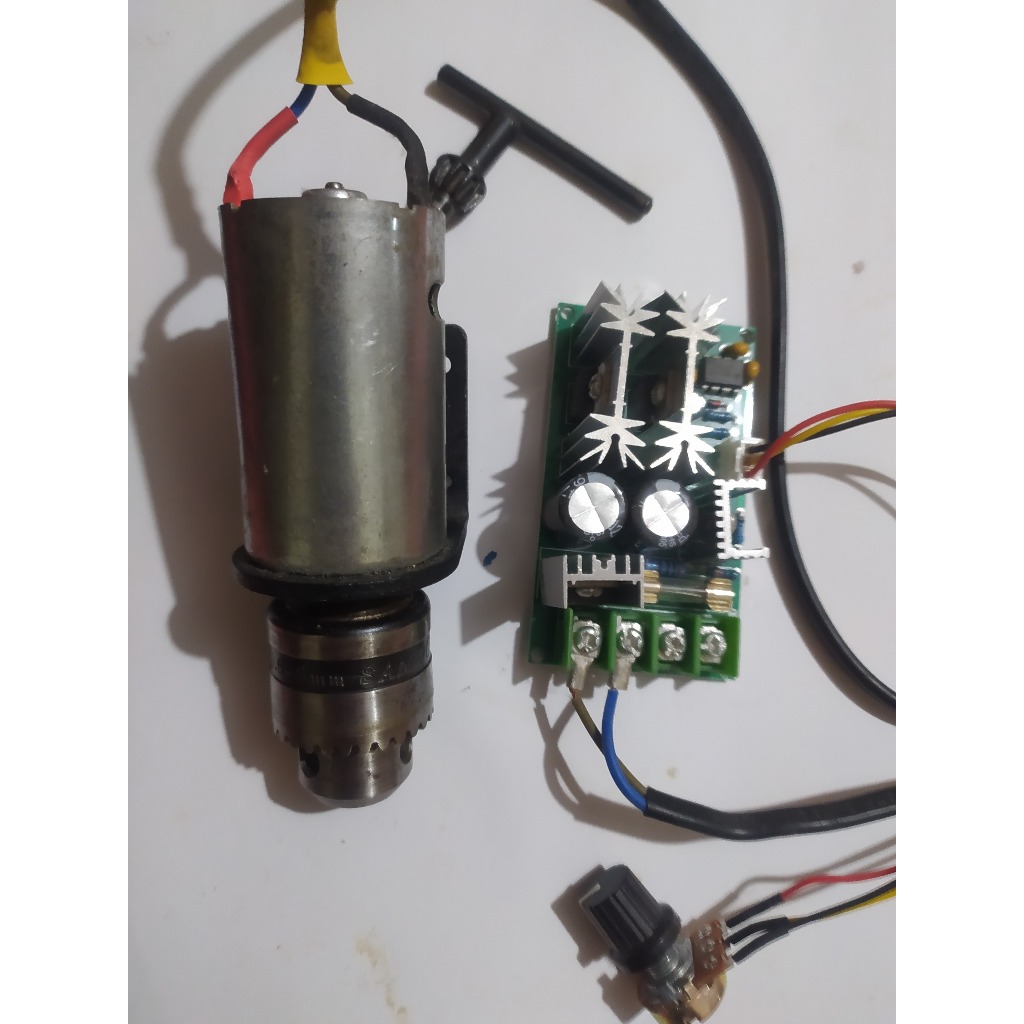 Spindle 36v + Controlador Pwm - Cnc - Usado