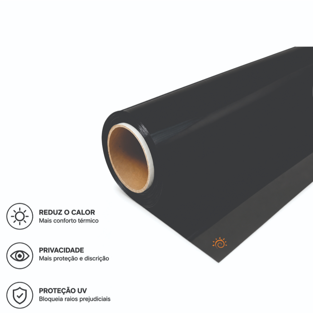 Película Insulfilm Profissional Fumê 50cm x 3m G5 G20 G35 Residencial Automotivo Privacidade Redução de Calor