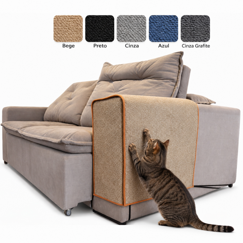 Arranhador para Gatos Protetor Sofá Canto Grande Anti Arranhões Pet Proteção Premium Resistente
