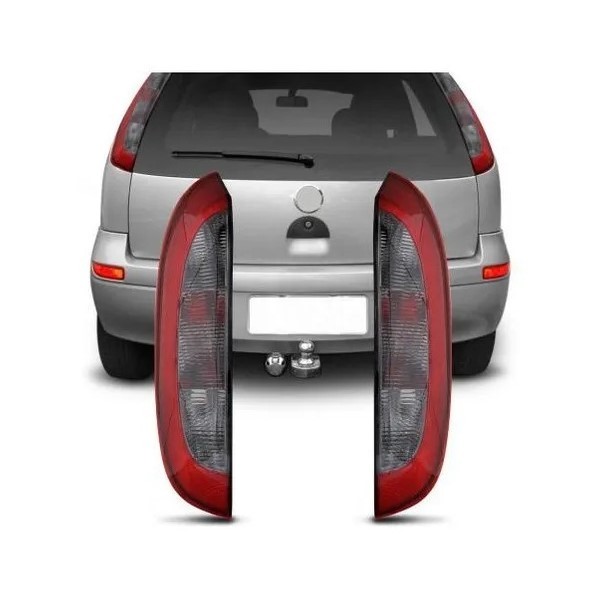 Lanterna Traseira Bicolor Corsa Hatch  2003 2004 2005 2006 2007 2008 2009 2010 2011 2012 -IMPORTADO