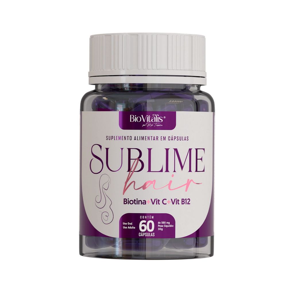 Sublime Hair Vitamina Capilar | Crescimento e Fortalecimento Da Bio Vitalis