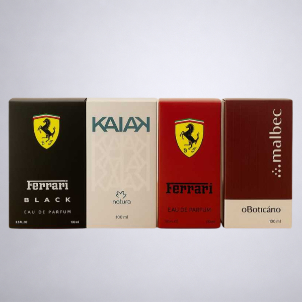 Kit 4 Perfumes Masculinos 100ml Cada Os Queridinhos Alta Fixação