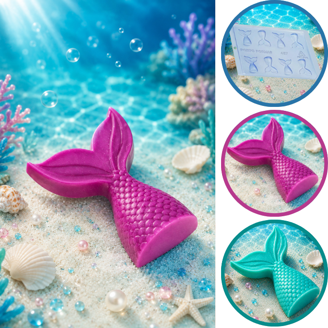 1~5 Forma Simples Porto Acetato CAUDA DE SEREIA APLIQUE – CÓD 457 (CHOCO)
