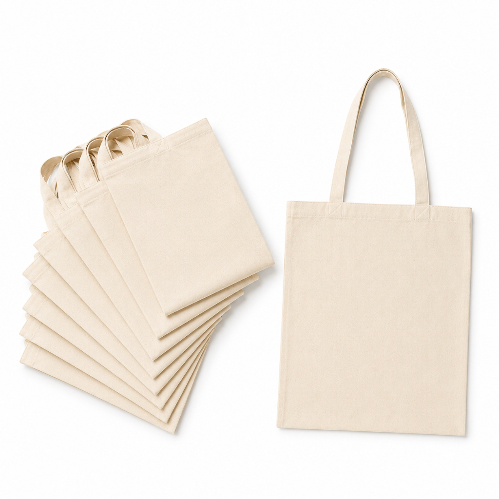 10 Ecobags Algodão Cru Sacola Ecológica  lisa Para personalizar estampar DTF silk transfer Atacado