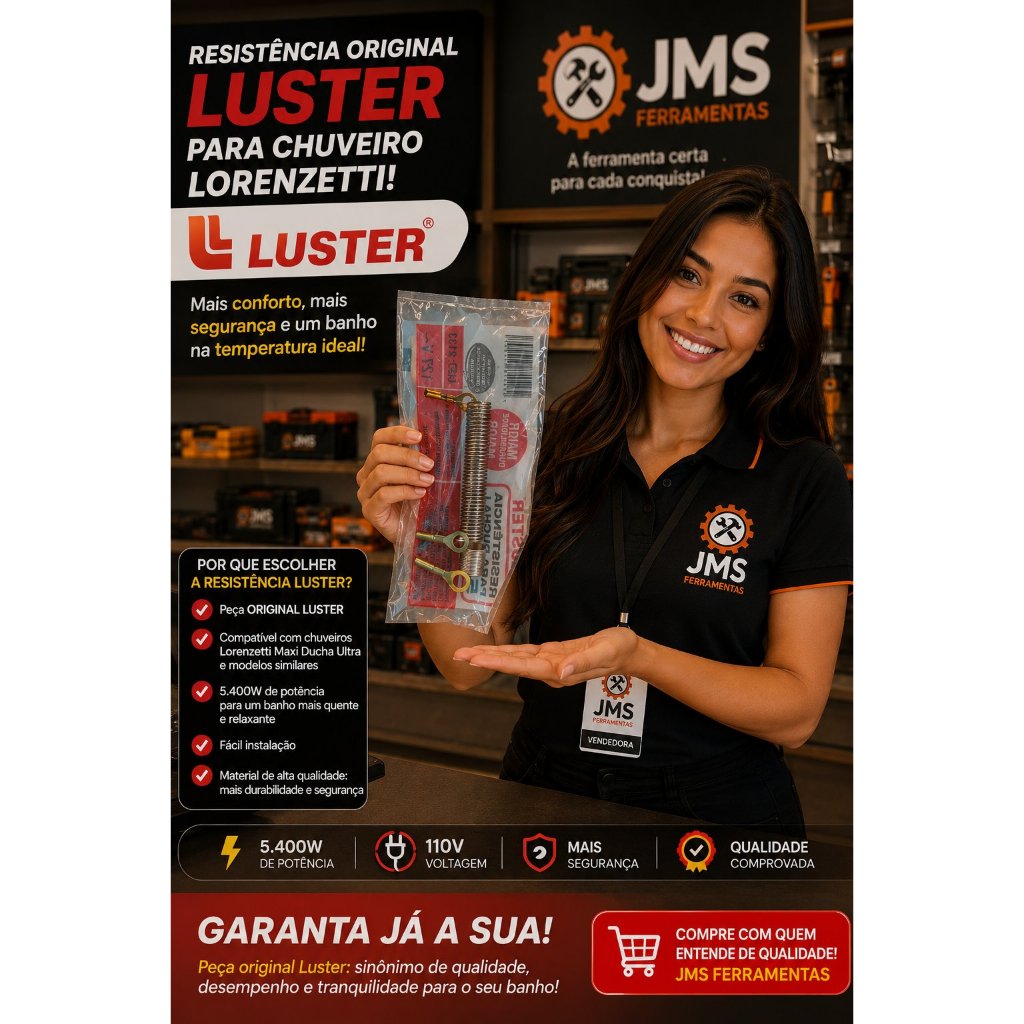Resistência Chuveiro T. Lorenzetti (luster) 5.400W 110Volts - Luster