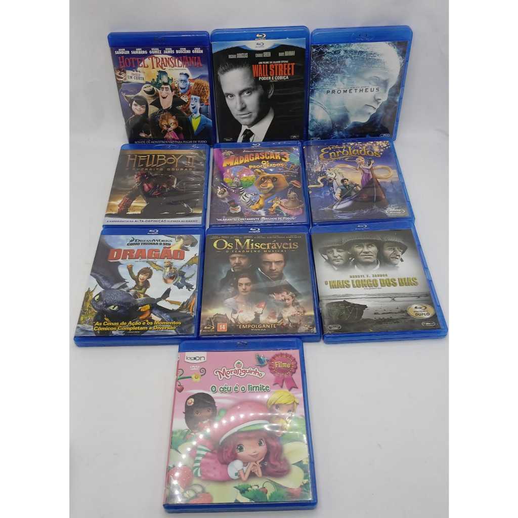 Filmes Blu-Ray Original e Semi-Novos Disney Clássicos Filmes