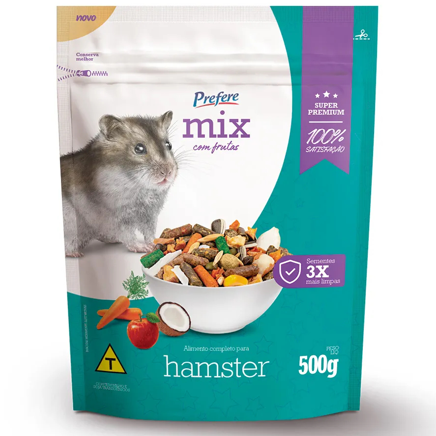 Ração para Hamster Premium Prefere 500g