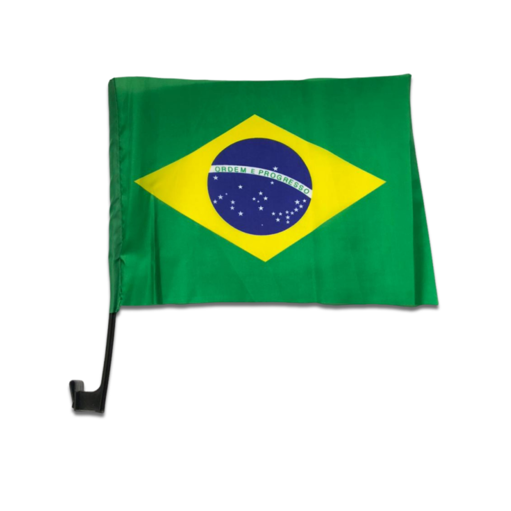 Bandeira Brasil Para Carro Vidro Janela Lateral Torcida Copa Do Mundo