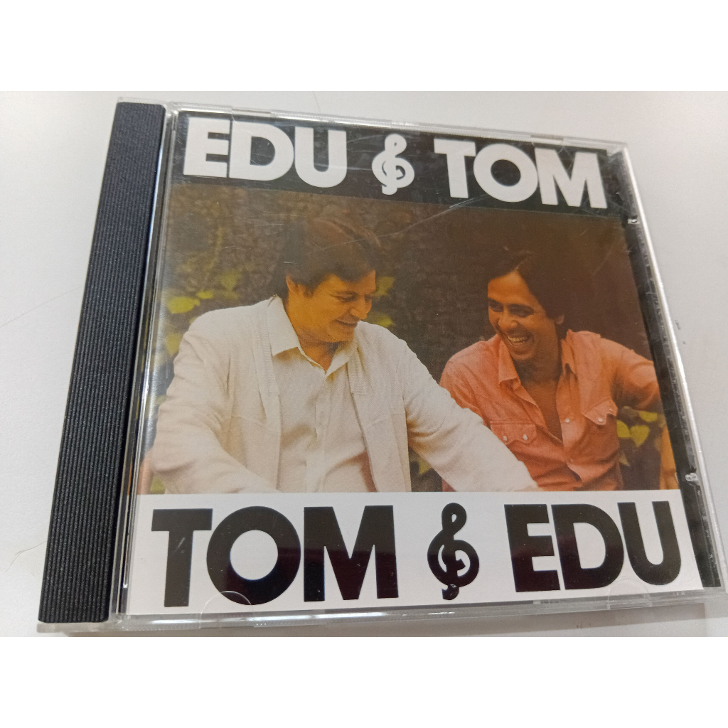 CD Edu Lobo & tom Jobim - Edu & Tom - otimo estado midia e capa