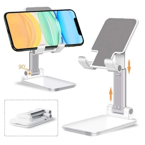 Suporte para Celular Tablet Dobrável com Tripé Portátil e Antiderrapante - Lm tech store