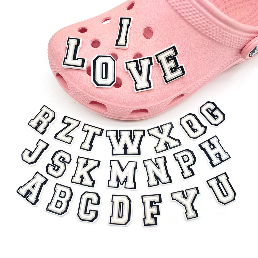 Pins Botons Letras para Croc Babuche-Entrega aleatória