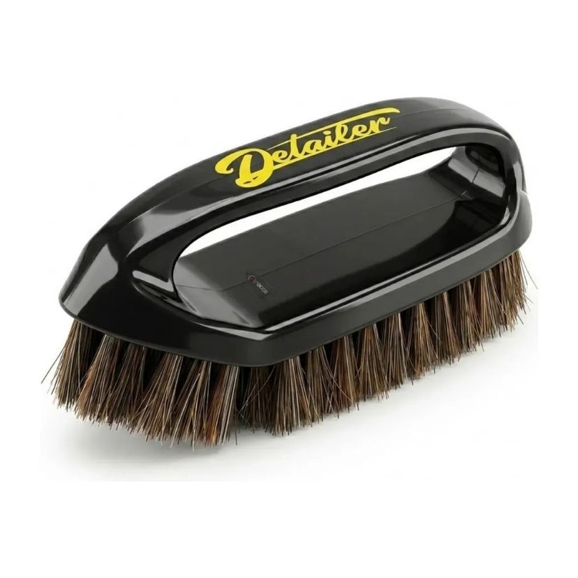Escova Limpa Couros Estofados e Carpetes Cerda Macia Detailer Mandala