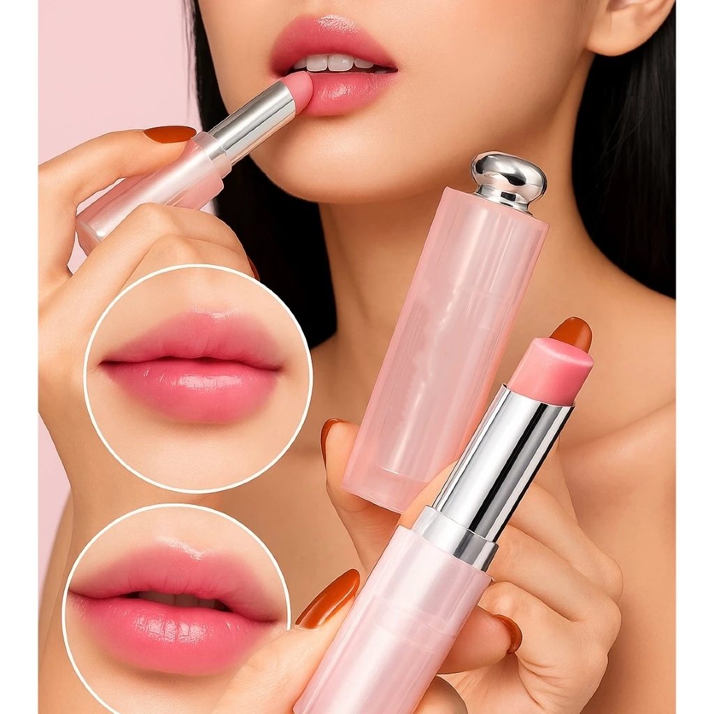 Lip Balm hidratante Proteção dos Lábios À Prova D'água Batom de mudança de cor hidratação duradoura