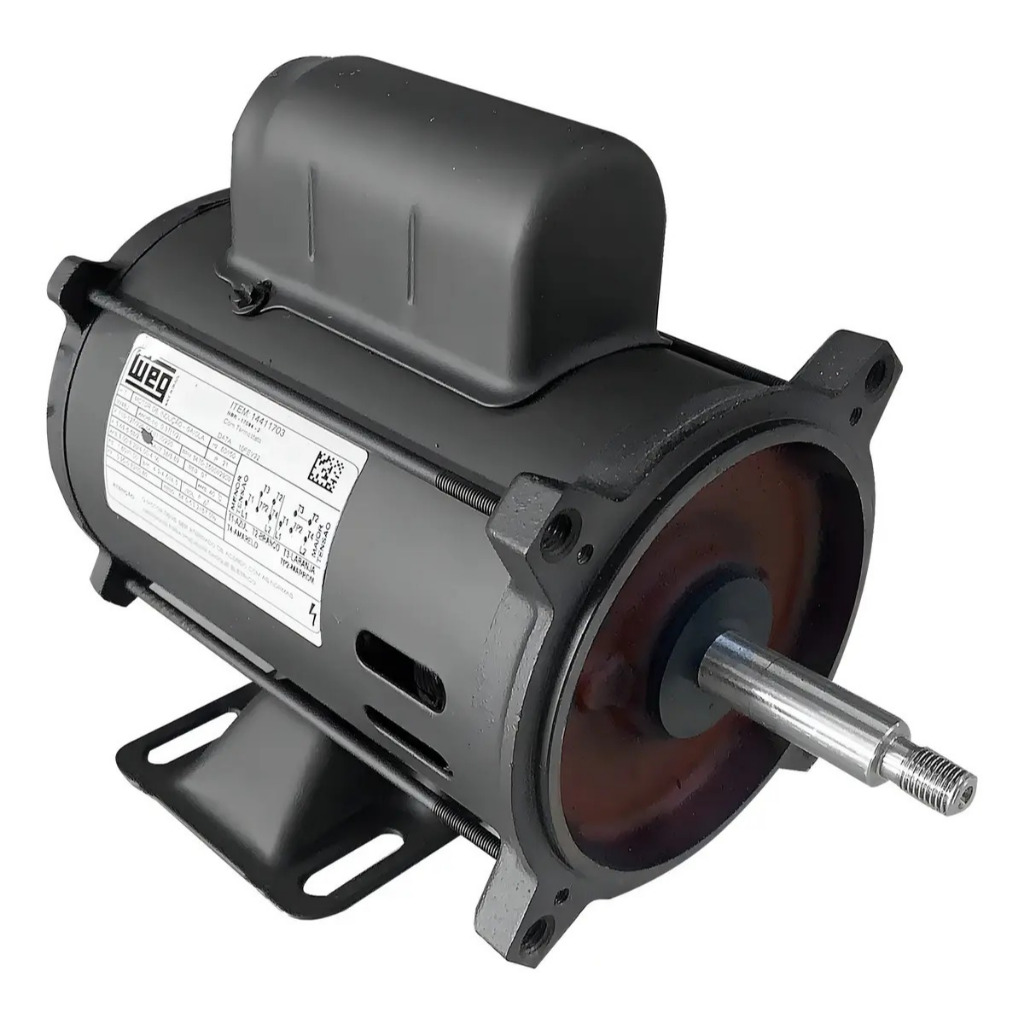 Motor Elétrico Weg Para Bomba Piscina 1/2 Cv 110/220v Igui Jacuzzi Sodramar Sibrape Hidromassagem