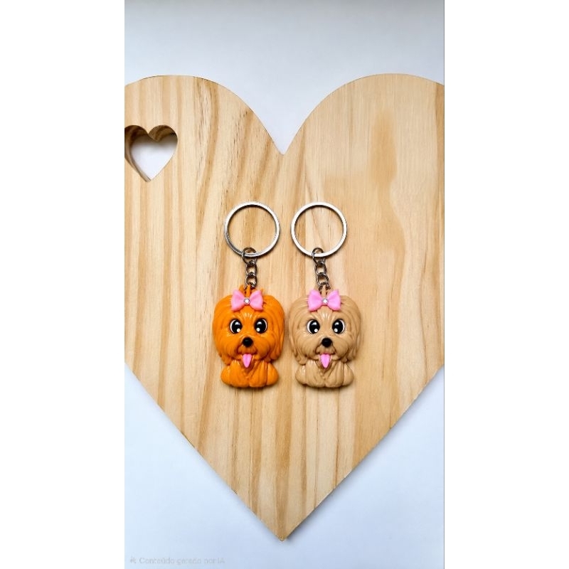 kit 30 chaveiros personalizados lhasa apso,Yorkshire