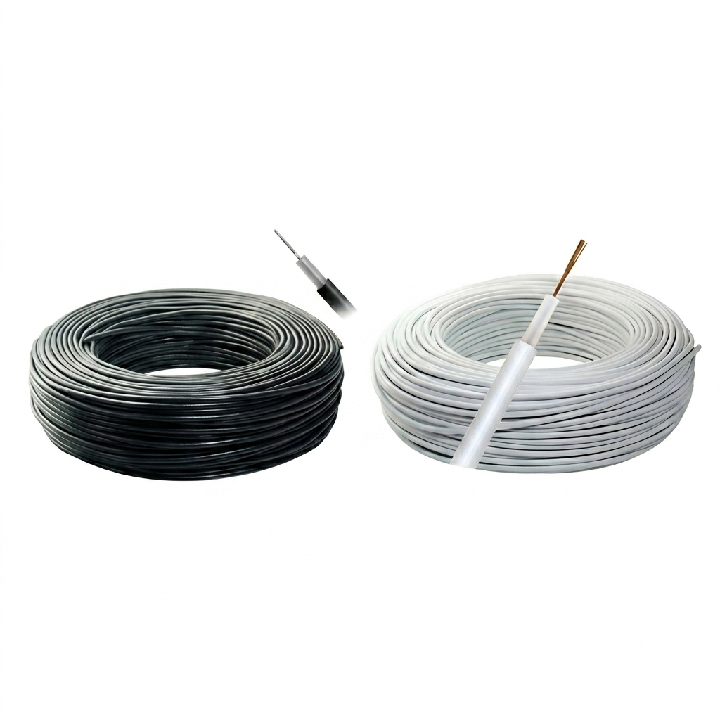 Cabo de Alta Isolação 5mm para Cerca Elétrica - 50 Metros Rolo