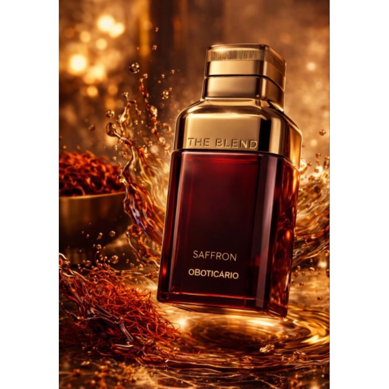 The blend Amber Saffron Eau de parfum,100 ml lançamento o Boticário