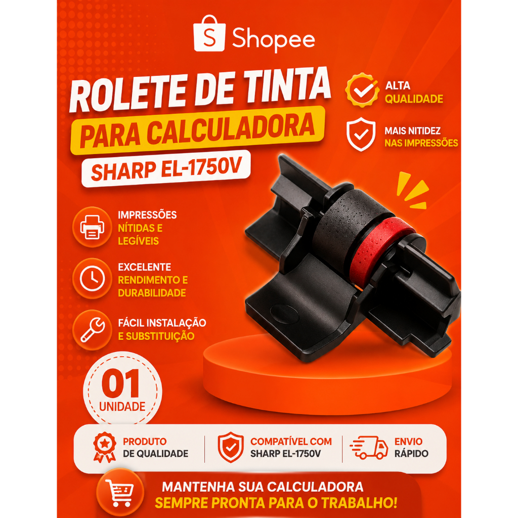 rolete para calculadora elgin mr 6124
