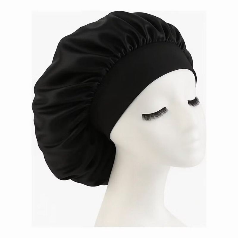 Kit ou unidade de Touca De Cabelo Com Faixa Cetim Anti Frizz Para Dormir Confortável