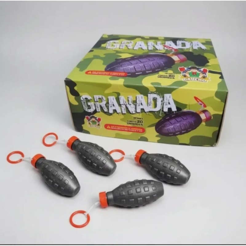 Granadinha Granada de bolinha Infantil  - 1 cx com 20 unidades