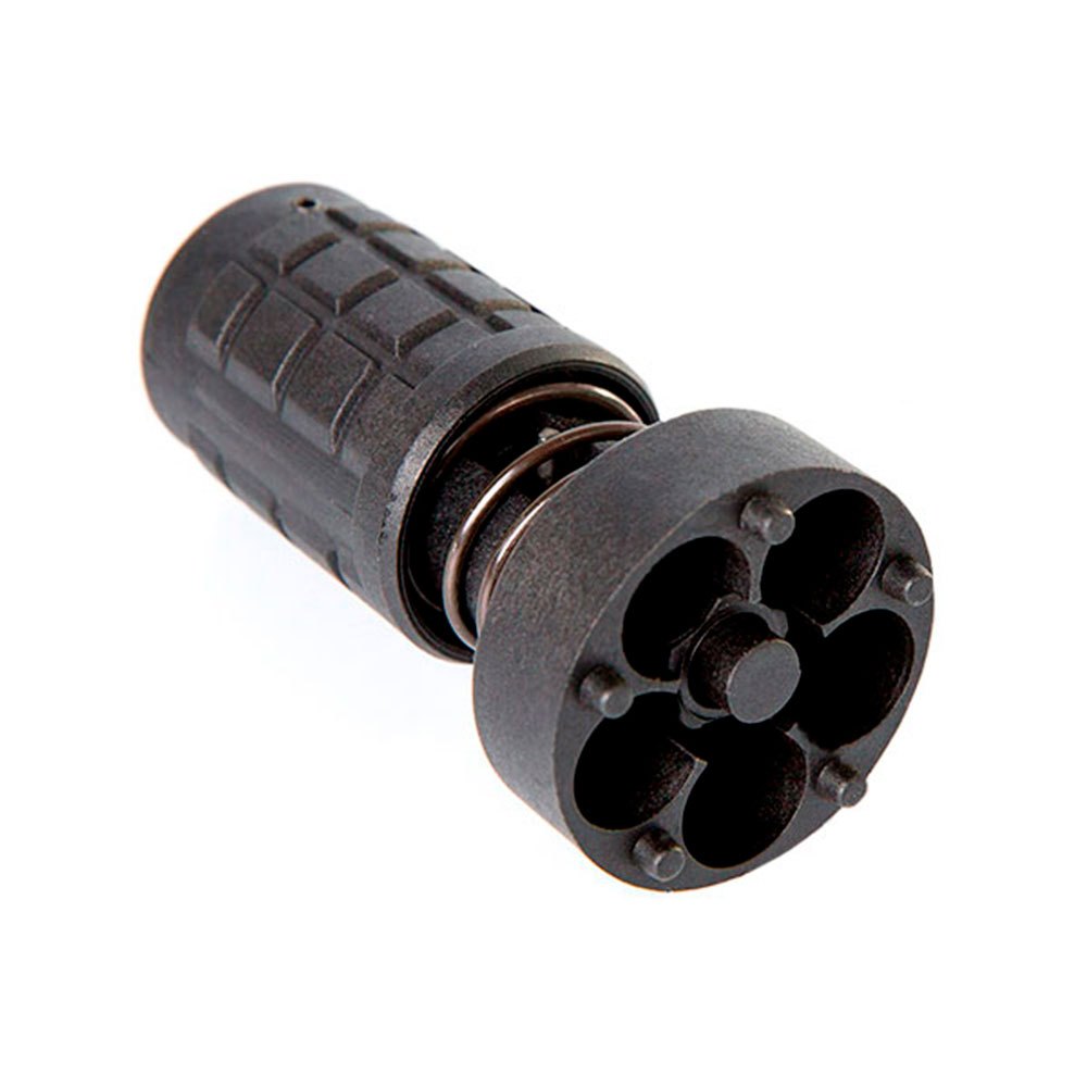 Coldre Jet Porta Munição Rev. Taurus 5 Estojos 357/38 Loader Stg Ambidestro Preto