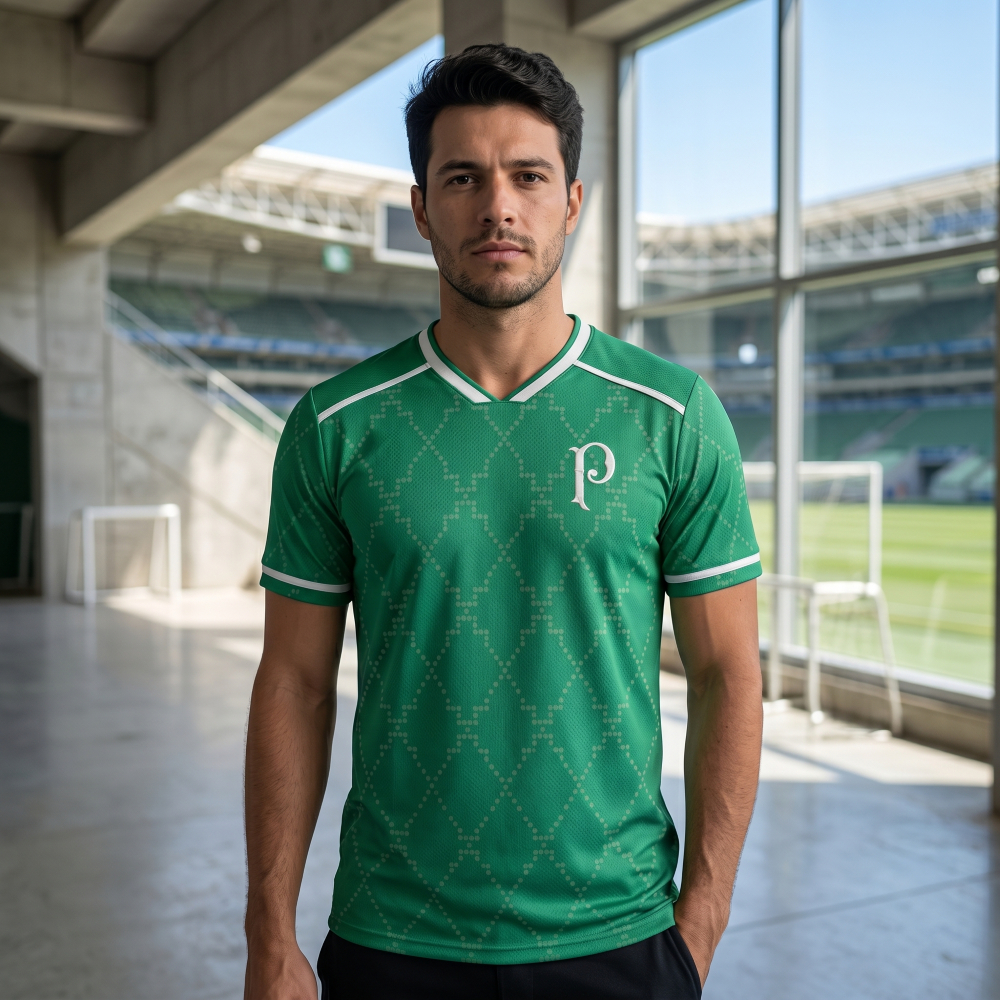 Camisa Palmeiras Familia Adulto Licenciada Original Verdão
