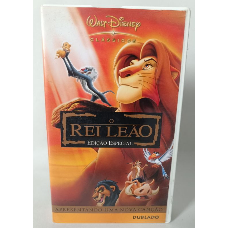 VHS O Rei Leão Edição Especial Dublado Walt Disney Clássicos filme desenho infantil colecionador
