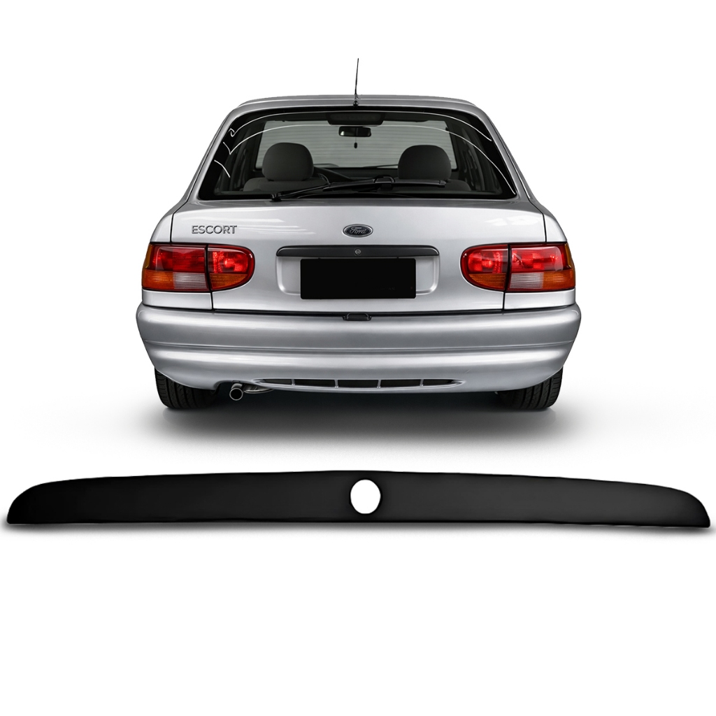 Moldura Friso Escort Hatch 97 a 2003 Tampa Traseira Preto