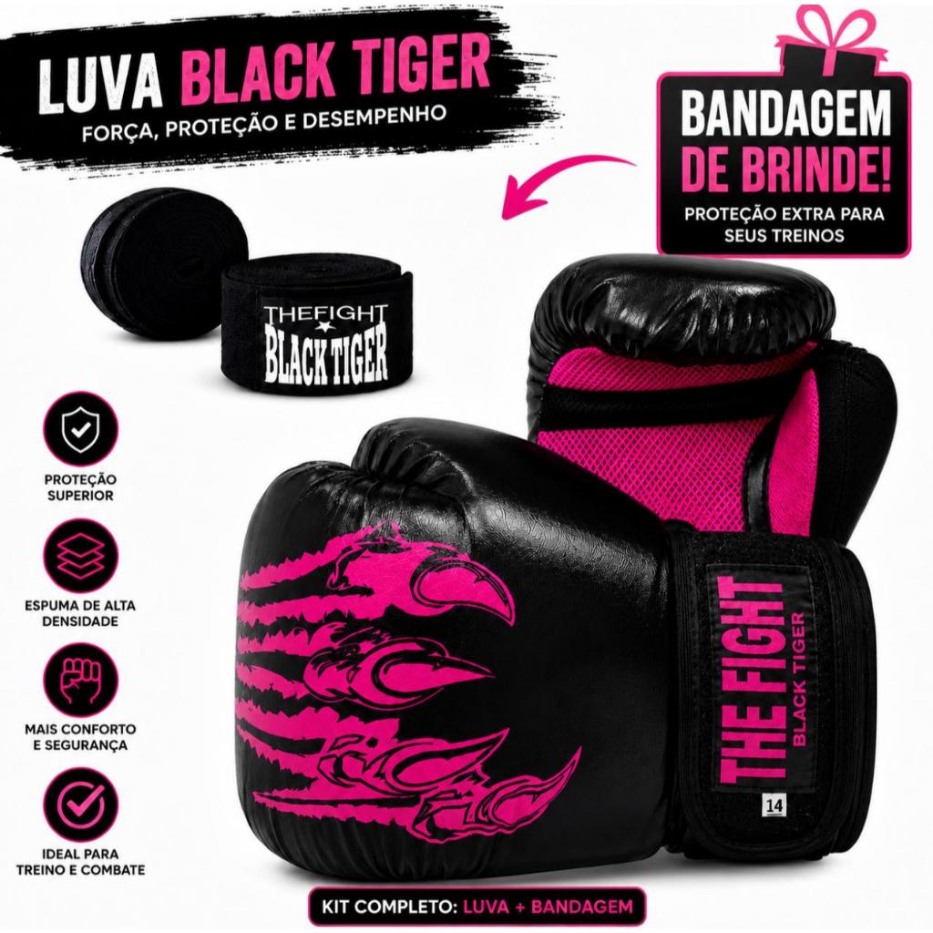 Luva Boxe Muay Thai.