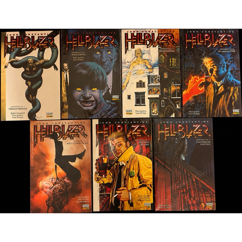 Hellblazer demoníaco completo 1 ao 7